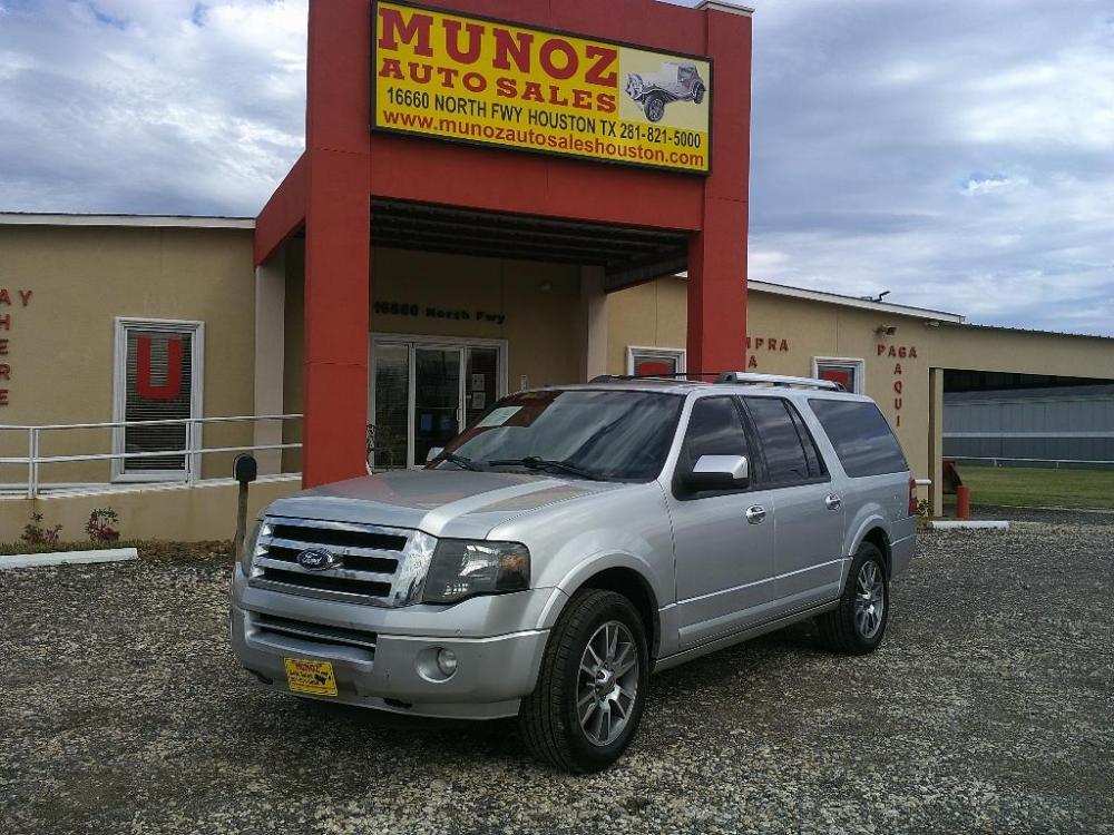 2014 SILVER FORD EXPEDITION EL Limited 2WD (1FMJK1K56EE) with an 5.4L V8 SOHC 16V FFV engine, 6-SPEED AUTOMATIC transmission, located at 16660 North Freeway, Houston, TX, 77090, (281) 821-5000, 29.957193, -95.418587 - Photo #0